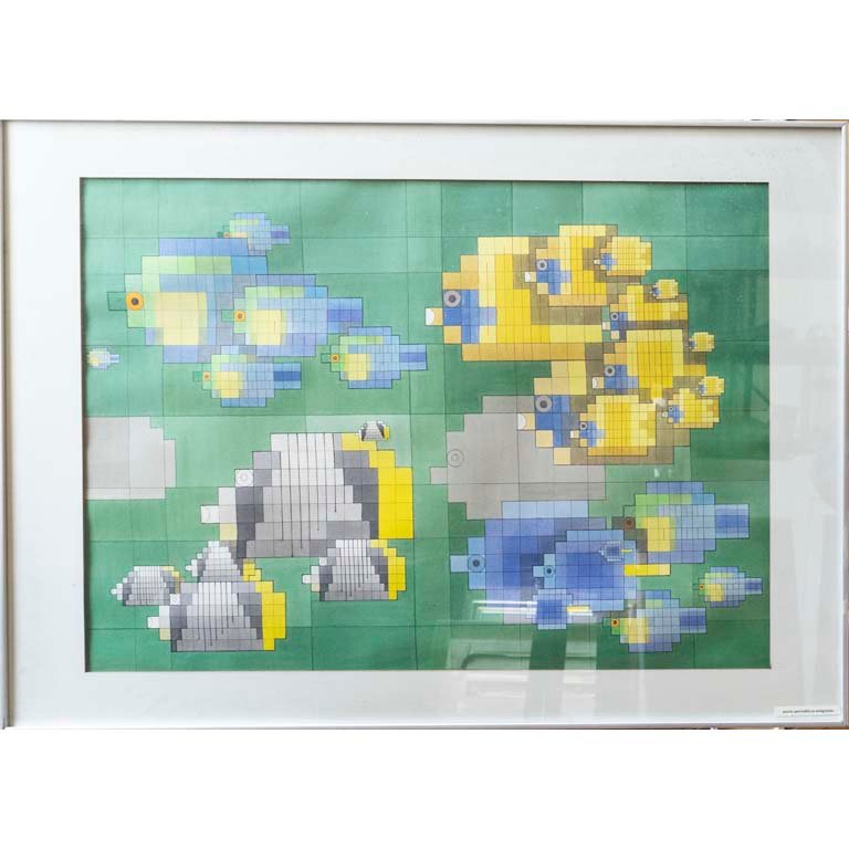 Obra "Geométrico" de Juan Falkenstein, Técnica Mixta