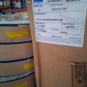 Lote de 5 Rollos de Lija Esmeril Norton K24 - imagen 3