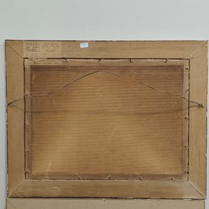 Pintura "Higo Nantes" Acrílico sobre Fibra Firmado, Marco Plateado - imagen 8