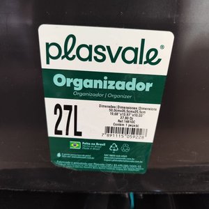 Cajas Organizadoras Plasvale de PVC Negro 27 Litros con Enganche - imagen 5