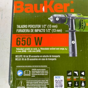 Taladro Percutor Bauker 650W con Maletín y Accesorios - imagen 3