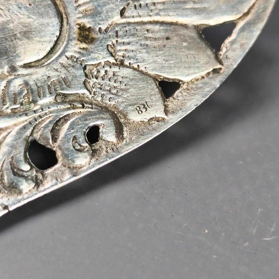 Antigua pala para torta en plata sellada 830 - imagen 6