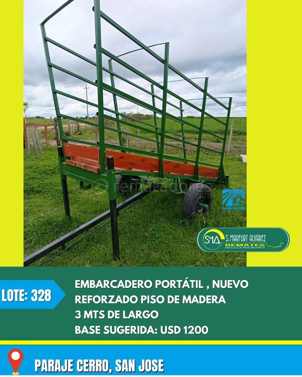 Embarcadero Portátil Reforzado con Piso de Madera