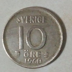 Moneda Sueca de 10 Öre - Año 1960 - imagen 1