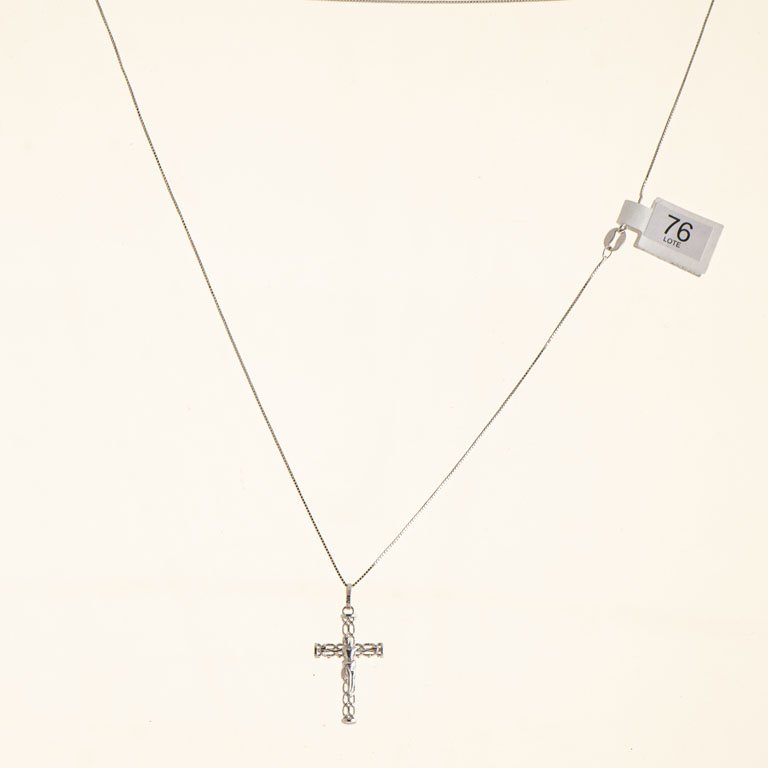 Cadena con cruz de oro 18k - imagen 2