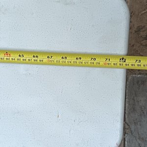 Banco Plegable Tipo Valija Exterior 184 cm Blanco - imagen 9