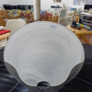 Plafones Italianos Murano de Vidrio Blanco y Transparente, Sin Uso - imagen 4