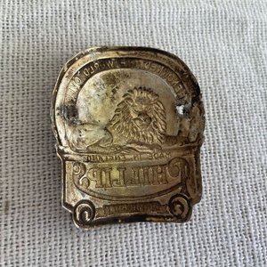 Insignia Phillips "Crowned the World Over" con León Dorado para Cuadro de Bicicleta - imagen 2