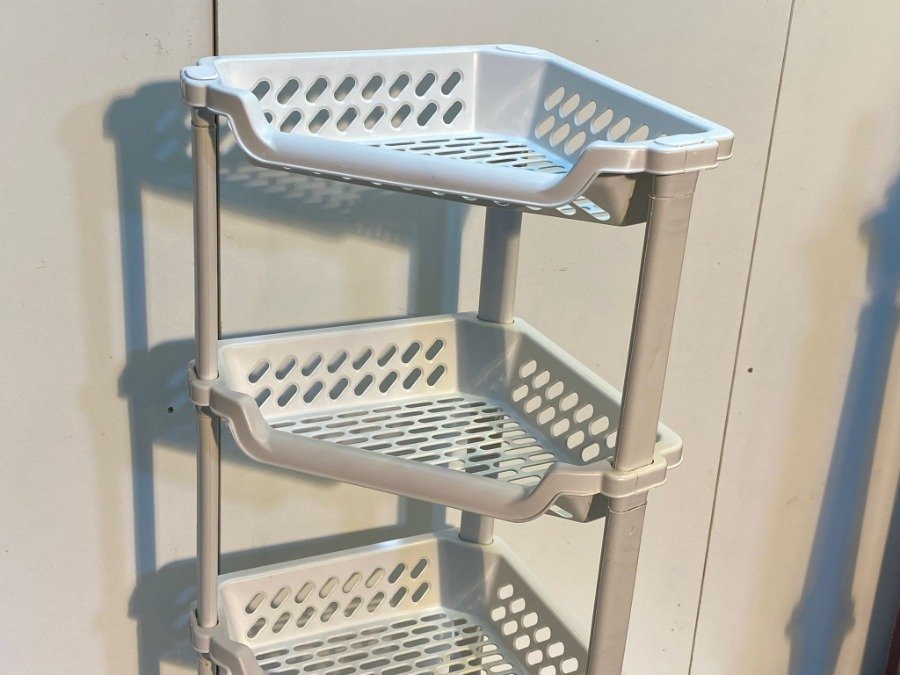Organizador en PVC blanco con estantes - imagen 5