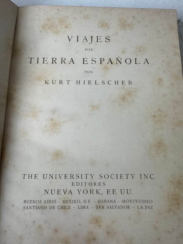 Libro de Viajes Por Tierra Española por Kurt Hielescher - imagen 2