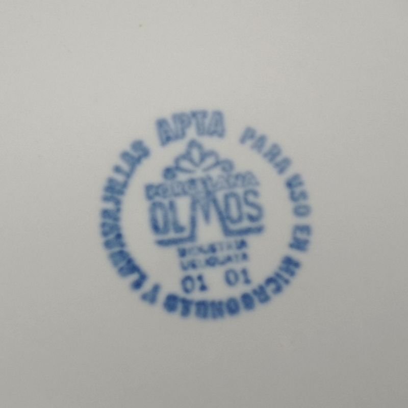 Platos de porcelana Olmos con publicidad La Casa Violeta - imagen 4