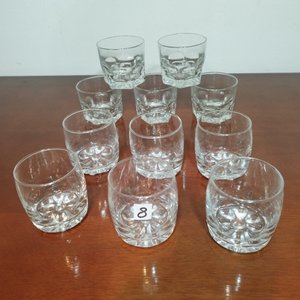 Lote de 11 Vasos para Whisky de Cristal - imagen 4