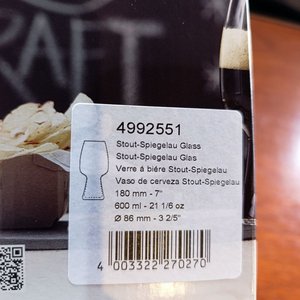 Copas de Cerveza Spiegelau Stout de Cristal Alemán (600 mL) - Nuevas en Caja - imagen 6