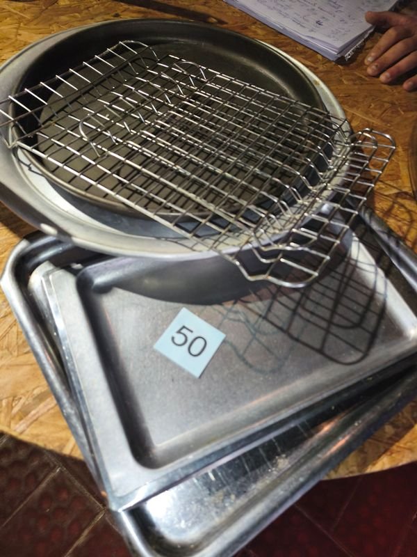 Fuentes y Bandeja de Mozo Metálicas