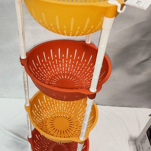 Organizador/Frutero Desarmable de Plástico con 4 Canastos - imagen 3