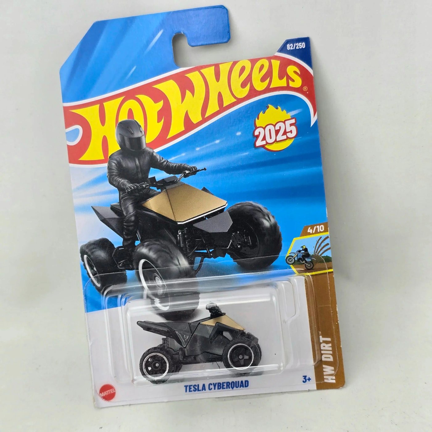 Lote anterior: HotWheels Tesla Cyberquad 2025 Edición HW Dirt Serie