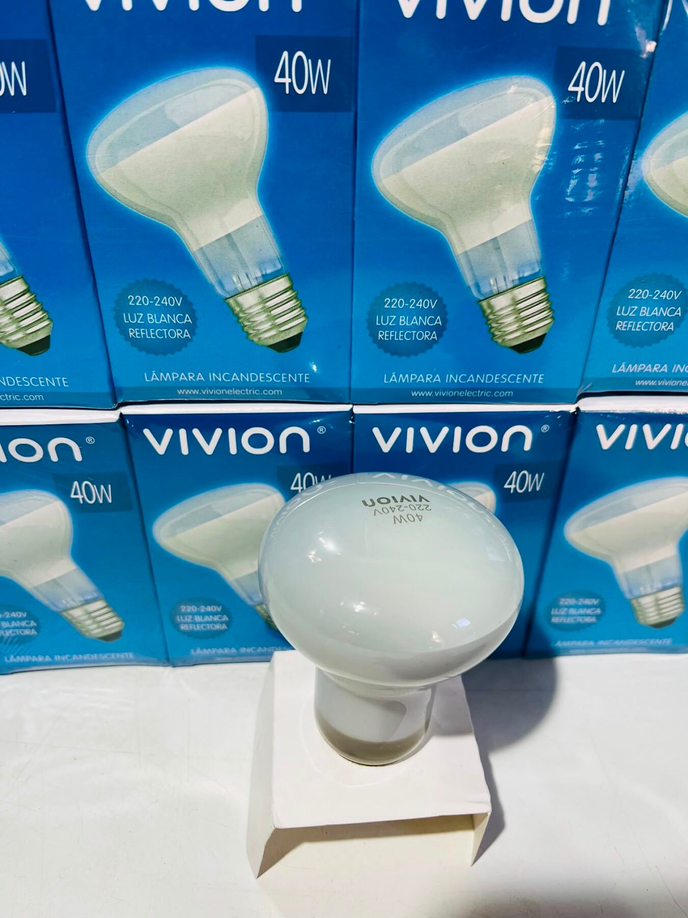 Lámparas Incandescentes Vivion Hongo Reflectora Luz Blanca 40W
