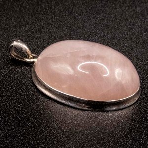 Colgante Plata 925 con Cuarzo Rosa - 12.25gr - imagen 2