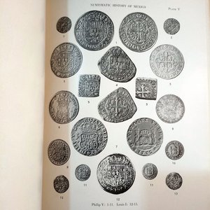 Libro Antiguo "Numismatic History of Mexico" por Alberto Pradeau (1938) - imagen 3