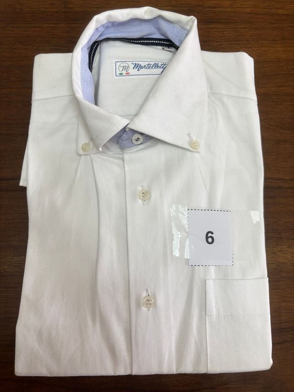 Camisa Blanca Martellotti Talle M Nueva - imagen 1
