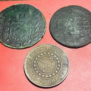 Lote anterior: Lote de 3 Monedas de Brasil: 40 Reis de 1803, 1827 y 1909