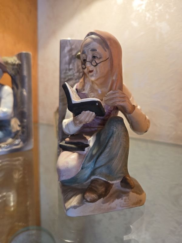 Figuritas de cerámica japonesa con motivos antiguos - imagen 3