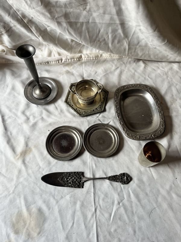 Juego de plata de 9 piezas variadas - imagen 2