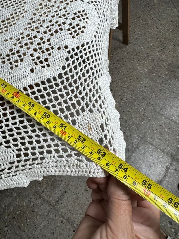 Mantel de hilo a corchet. Medidas y características - imagen 7