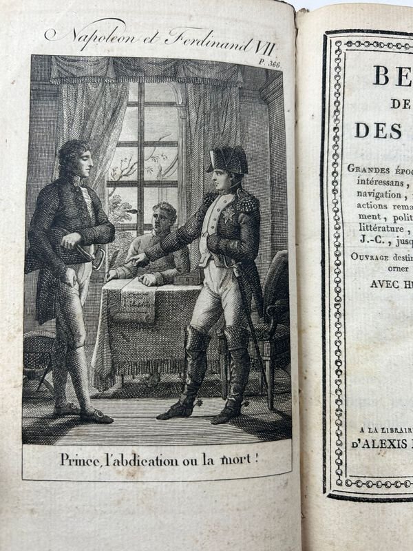 Libro histórico sobre España con grabados, París, 1815 - imagen 3