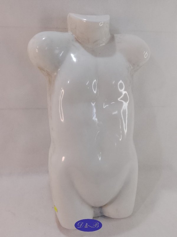 6 Maniquíes Plásticos Infantiles Blancos