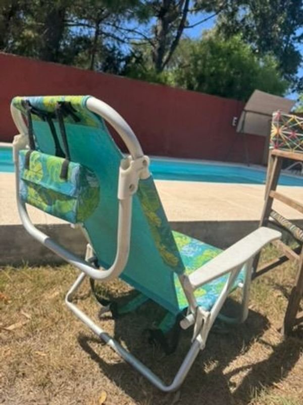 Silla en aluminio con correas para transporte tipo mochila - imagen 4