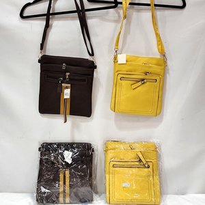Lote de 4 Carteras de Dama Tipo Morral en Eco Cuero - imagen 2