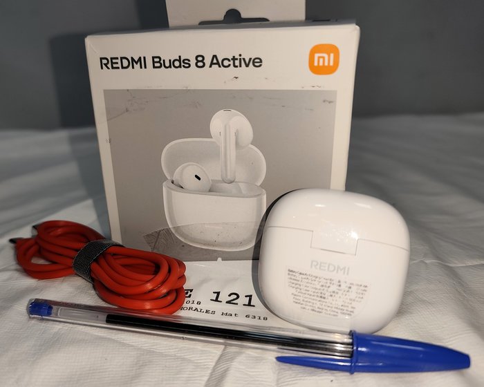 Auriculares Xiaomi Redmi Buds 8 Active Blancos Inalámbricos Bluetooth