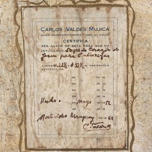 Obra de Carlos Valdez Mujica: Sagrado Corazón en técnica mixta sobre madera - imagen 12