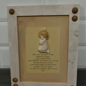Set de 3 Cuadritos Infantiles "Ángel de la Guarda" - imagen 2