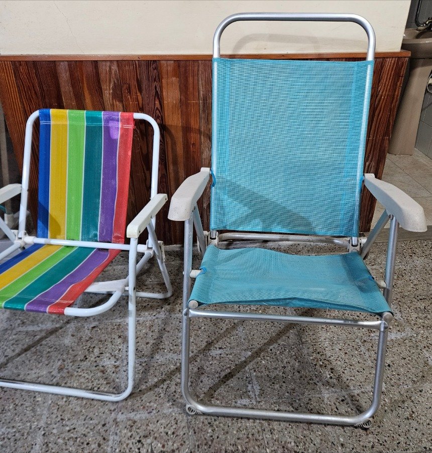 Par de Sillas Plegables de Playa/Exterior