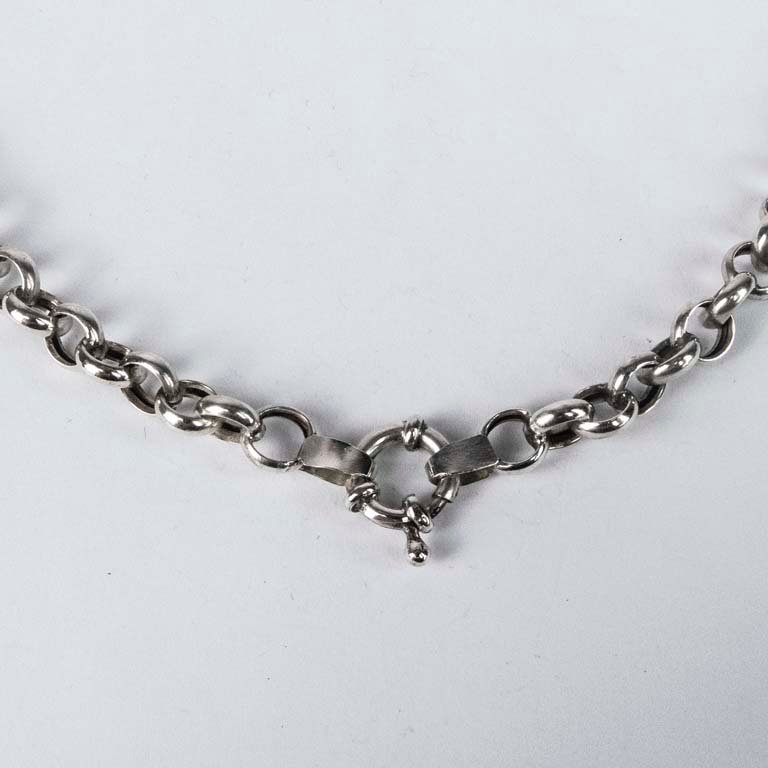 Collar de Plata con Cierre Marinero - 46 cm