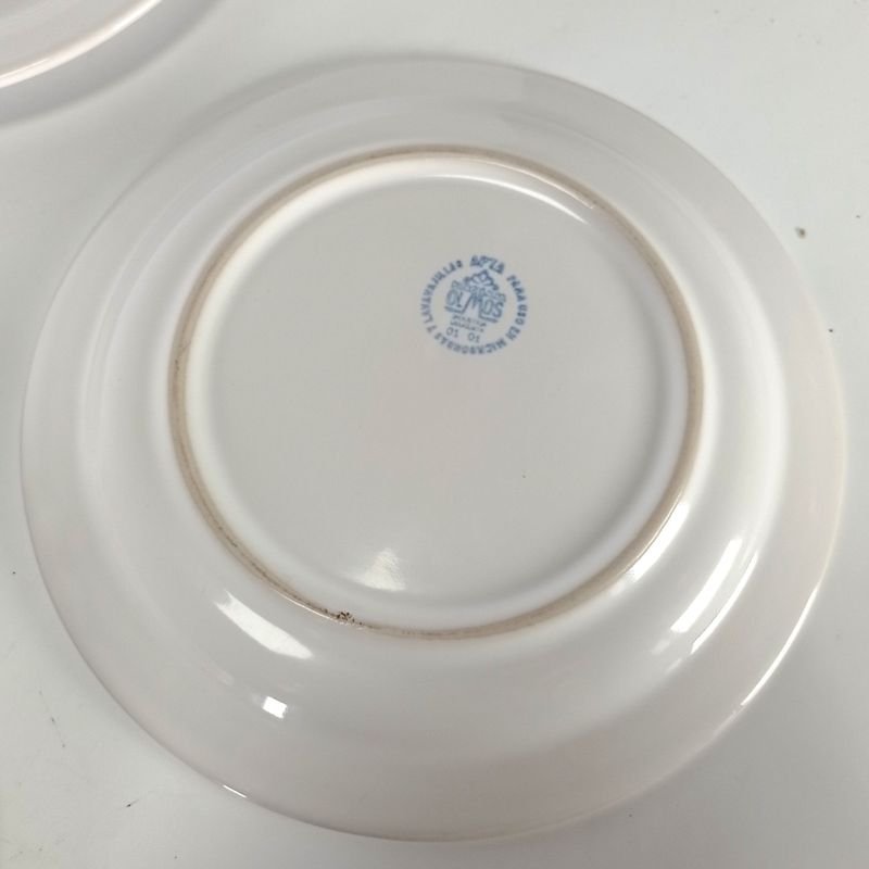 Platos de porcelana Olmos con publicidad La Casa Violeta - imagen 3