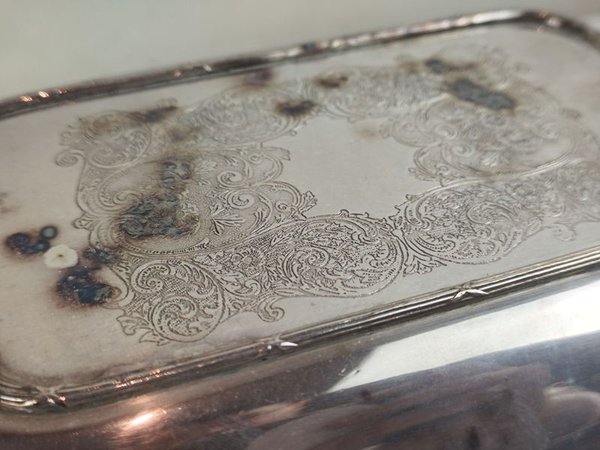 Tray con diseño de plata - imagen 3