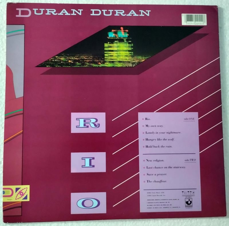 Duran Duran: Álbum 'Rio' Importado USA con Poster - imagen 2