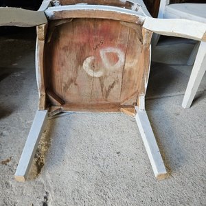 Lote: 2 sillones antiguos de madera - imagen 4