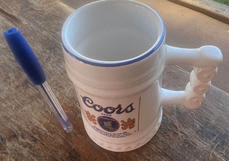 Jarra de loza Coors Beer - imagen 6