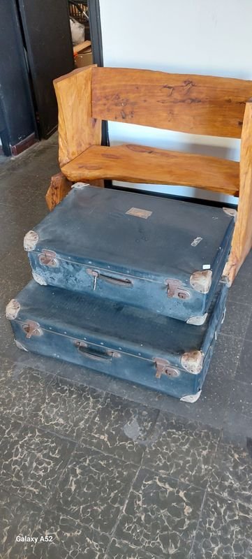 Par de maletas antiguas para venta - imagen 5