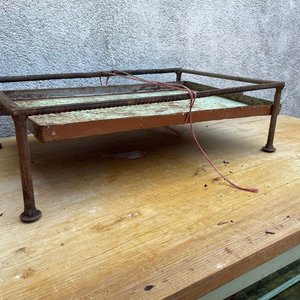 Bandeja de Camping con Soporte de Hierro - imagen 2