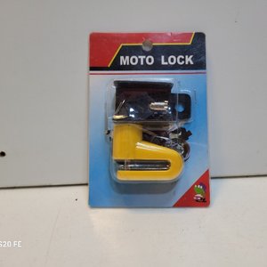 Inflador de Pie Doble Cilindro, Candado para Moto y Chaleco Reflectante - imagen 3