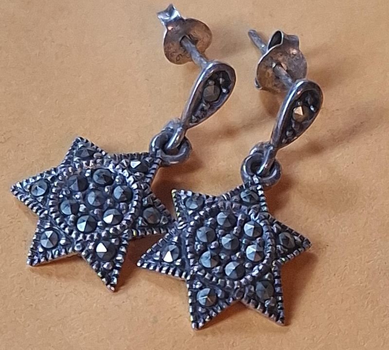 Estrellas de plata re lindas para decoración - imagen 4