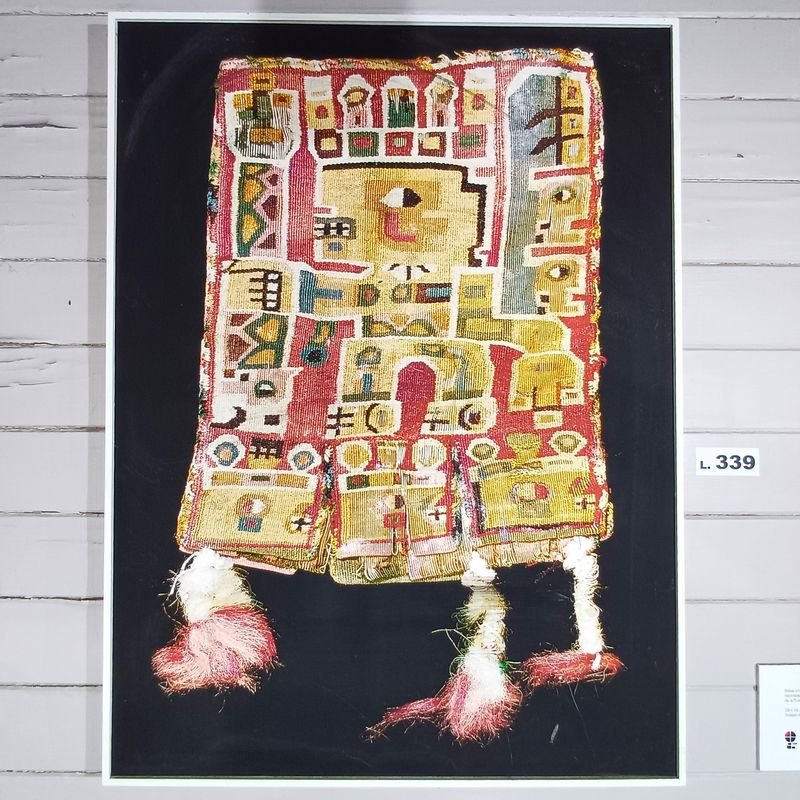 Reproducción de fotografía de la fundación Francisco Matto: Bolsa (chuspa)
