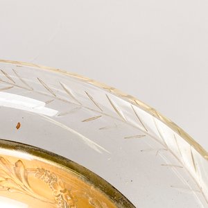 Centro de Mesa Metálico con Cuenco de Cristal Grabado - imagen 5