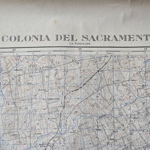 Mapa Topográfico Colonia del Sacramento y La Estanzuela, Instituto Geográfico Militar - imagen 2