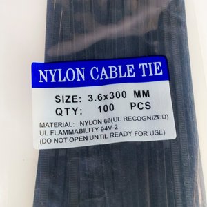 Set de 100 Precintos Plásticos Nylon Cable Tie 3.6 x 300 mm - imagen 3
